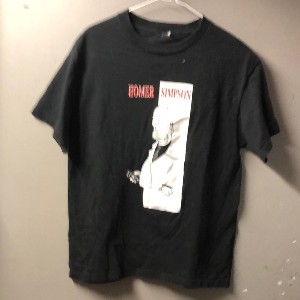 Vintage Homer Simpson Cotton Tshirt, size Small
